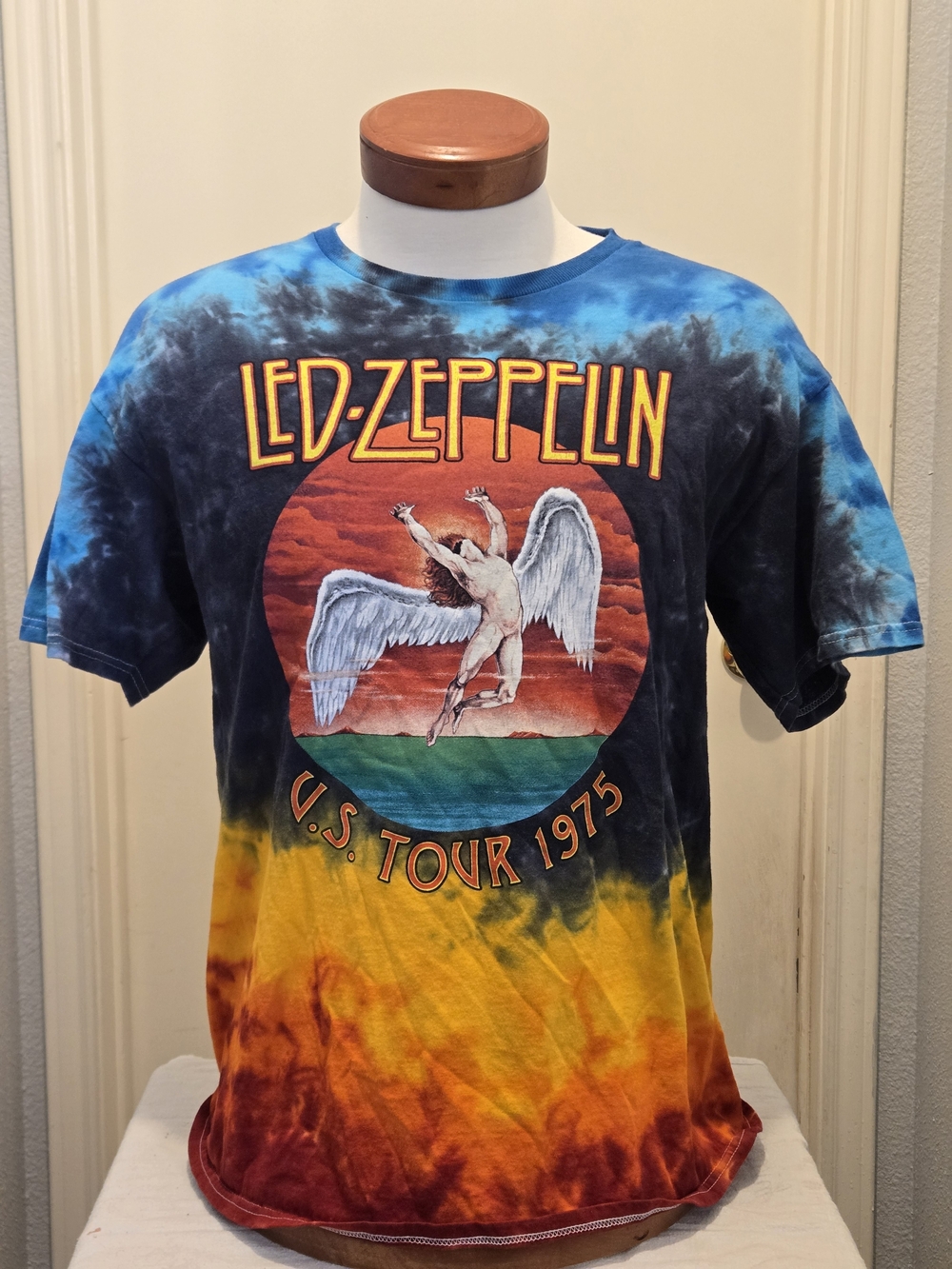 Led Zeppelin Tie-Dye Short Sleeve Tee - Multicolor, L